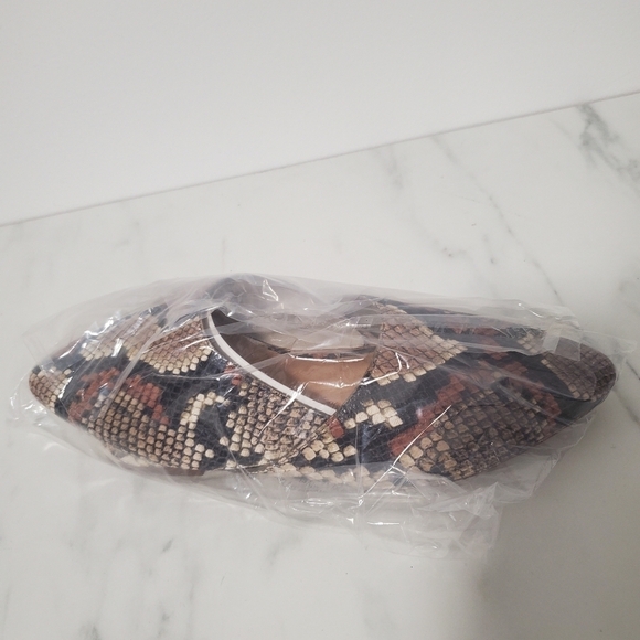 Madewell Snake Print Mules - Picture 4 of 6